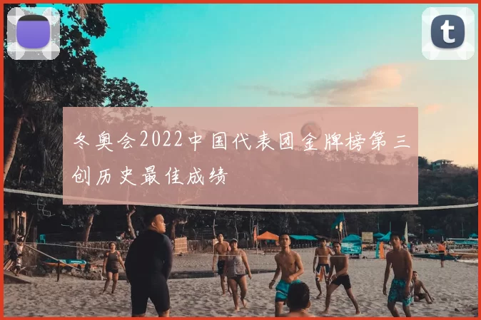 冬奥会2022中国代表团金牌榜第三创历史最佳成绩